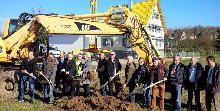 Spatenstich im März 2015 Spatenstich im März 2015